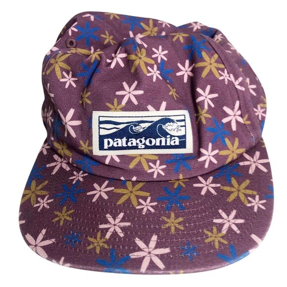 Patagonia Accessories - Patagonia Boardshort Label Baseball Hat Funfair Hysop Print Snapback OSFM